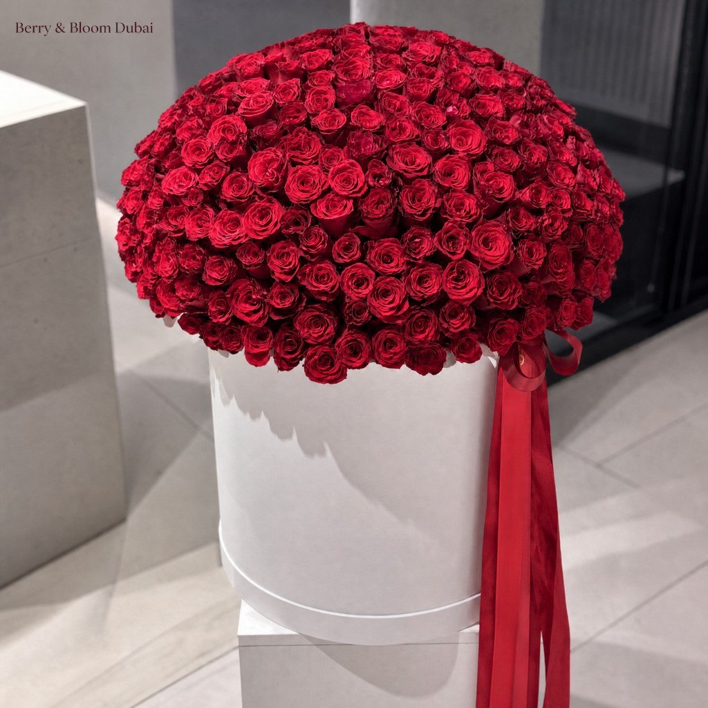 Giant Red Rose Box