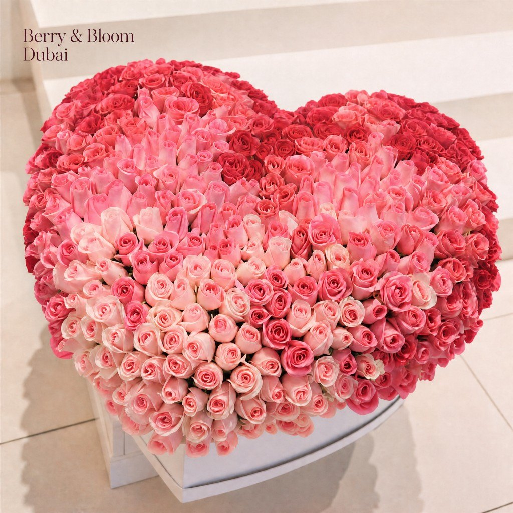 Ombré Heart Box