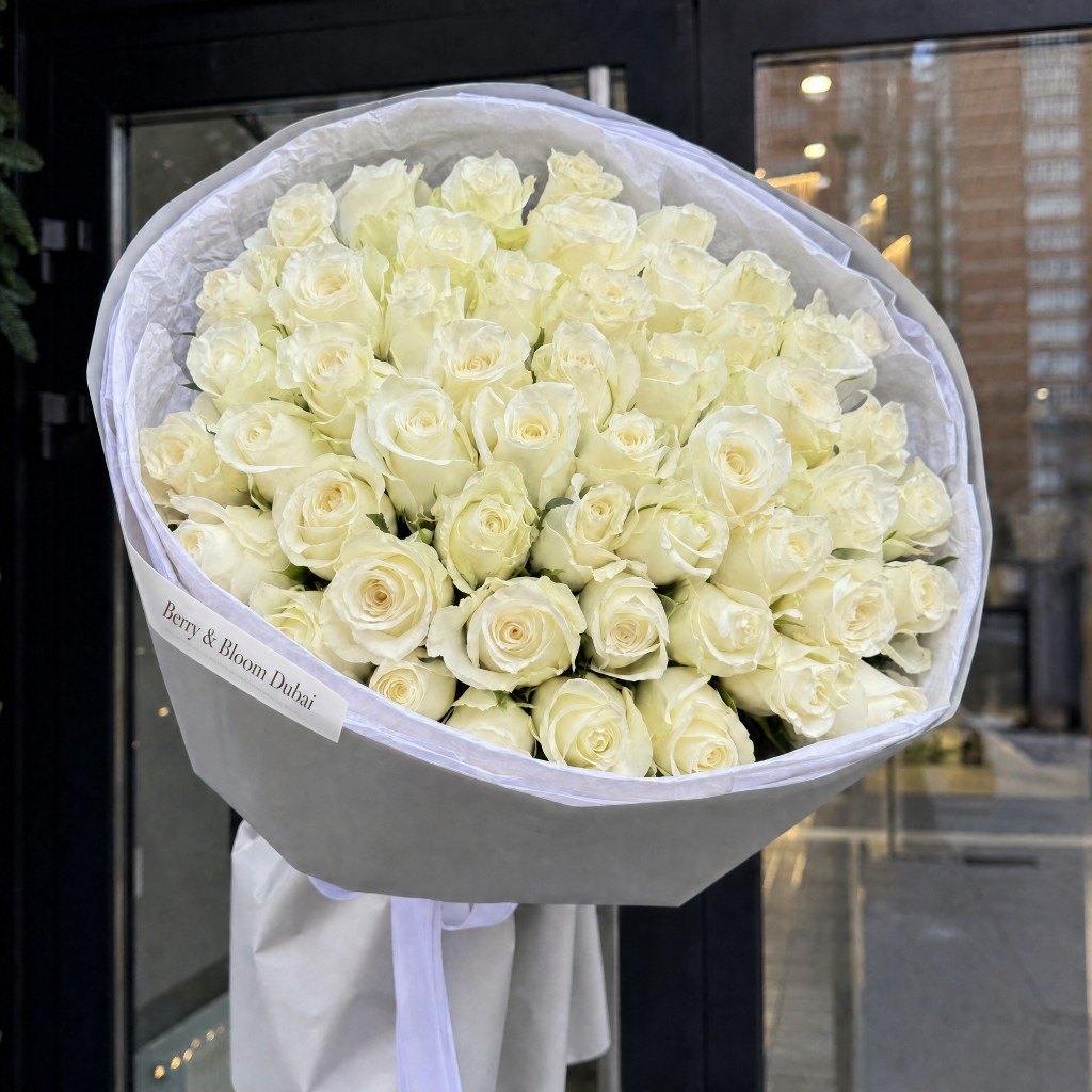 101 White Roses